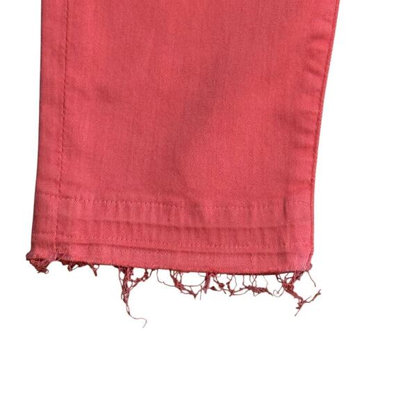 JEN 7 by 7 for all Mankind Raw Hem Skinny Stretch Ankle Jeans in Cher Sz 12 - Picture 6 of 13